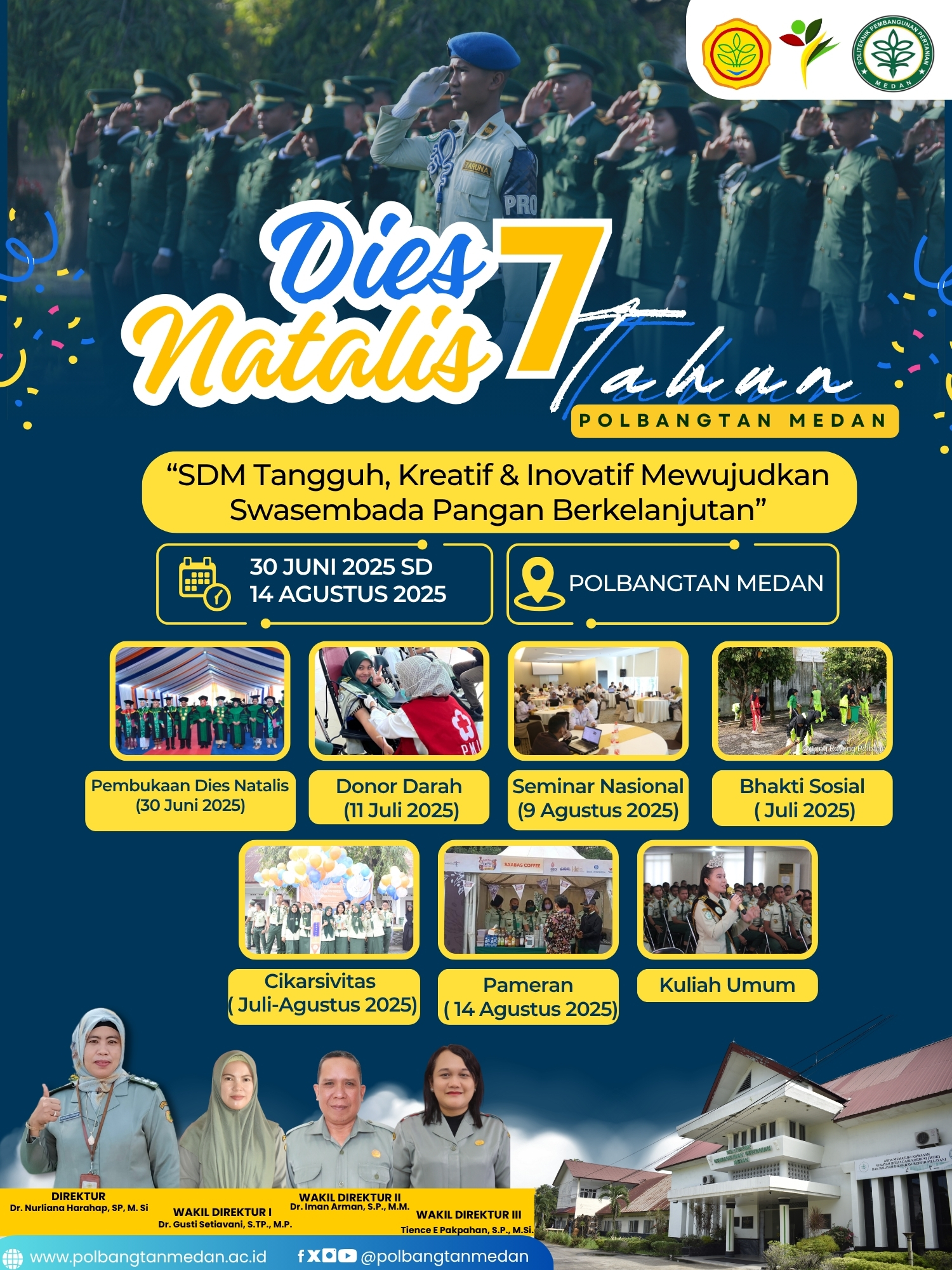 Event Dies Natalis Polbangtan Medan Ke-7